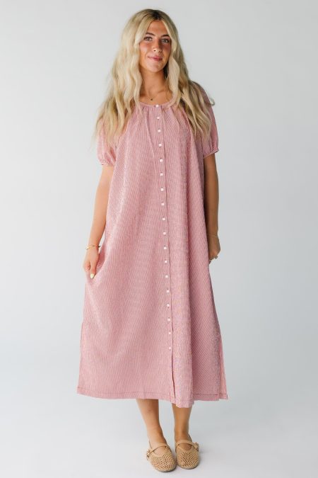 Brass & Roe Bree Midi Knee Dress